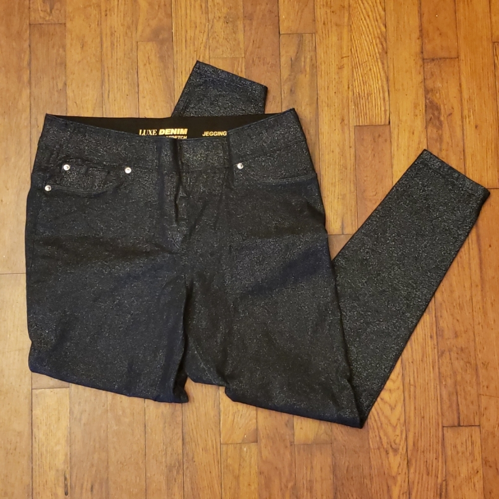 Nygard Sparkle Jegging 14/16 Luxe Demin